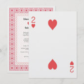 Gold 2 van Kaart voor het spelen van harten Las Ve (Voorkant / Achterkant)