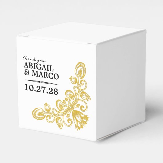  Gold 2x2 gunstbox Bedankdoosjes (Voorkant Zijde)