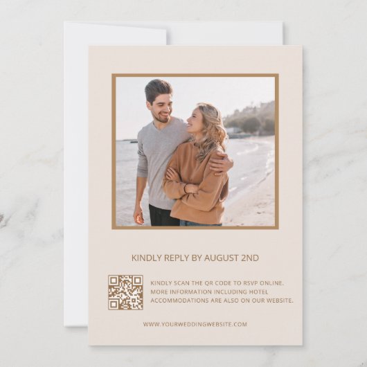 Gold 3D Flowers Kaart (Achterkant)