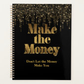 Gold 3D Geldt voor geld Planner (Voorkant)