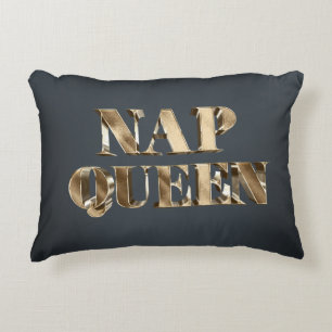 Gold 3D Nap Queen Accent Kussen