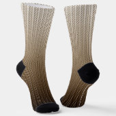 Gold 3d Patroon Sokken (Gebogen)