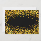 Gold 40- en Fabulous 40e verjaardag feestdagen Kaart (Achterkant)