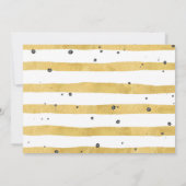 Gold 40- en Fabulous 40e verjaardag feestdagen Kaart (Achterkant)