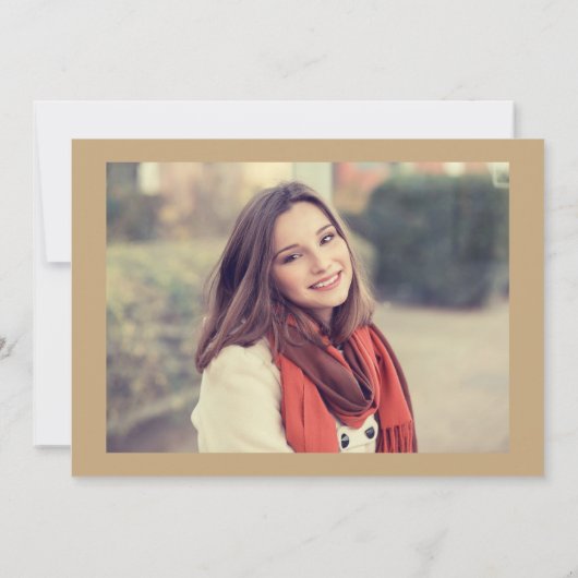 Gold 4 Photo Afstuderen Save Date 2022 Front Back (Achterkant)