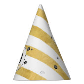 Gold 50- en Fabulous Birthday Confetti Paper-Pette Feesthoedjes (Rechts)