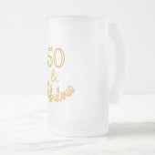 Gold 50 en Fabulous Matglas Bierpul (Voorkant rechts)