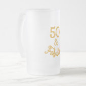 Gold 50 en Fabulous Matglas Bierpul (Voorkant links)