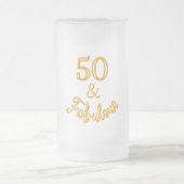 Gold 50 en Fabulous Matglas Bierpul (Center)