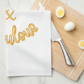 Gold 50 en Fabulous Theedoek (Quarter Fold)