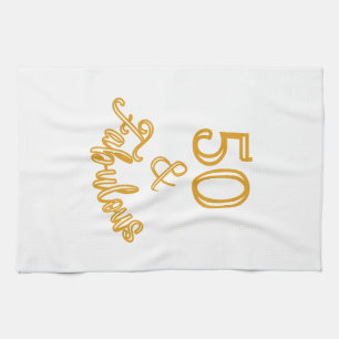 Gold 50 en Fabulous Theedoek