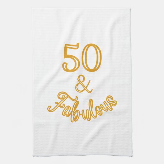 Gold 50 en Fabulous Theedoek (Verticaal)