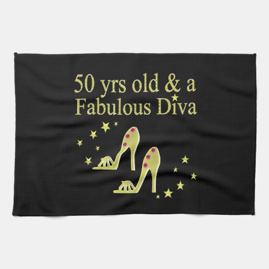 GOLD 50 & FANTASTISCH DIVA DESIGN THEEDOEK (Horizontaal)