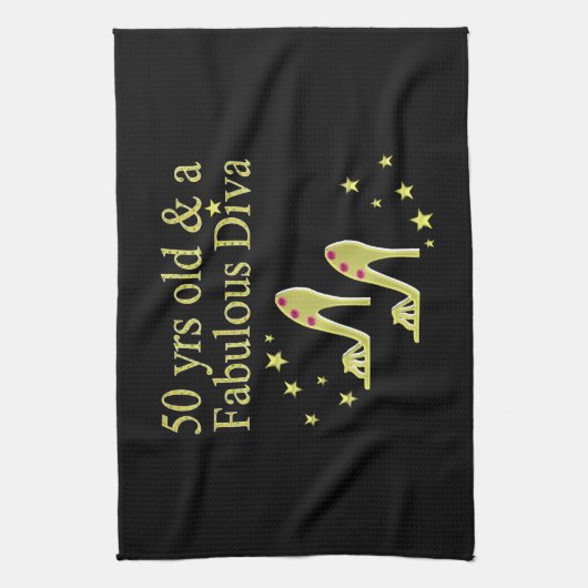 GOLD 50 & FANTASTISCH DIVA DESIGN THEEDOEK (Verticaal)