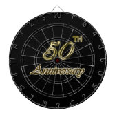 Gold 50e Jubileum Dartbord (Voorkant)