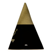 Gold 50e Jubileum Feesthoedjes (Rechts)