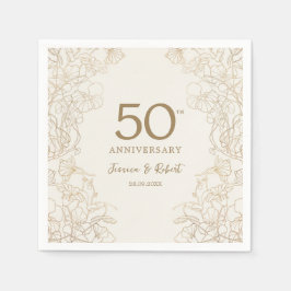 Gold 50e Jubileum Servet