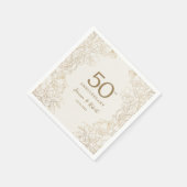 Gold 50e Jubileum Servet (Hoek)