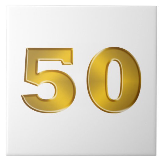 Gold 50e tegeltje (Voorkant)