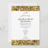 Gold 50e trouwdag kaart (Voorkant)