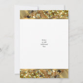 Gold 50e trouwdag kaart (Achterkant)