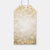 Gold 50e verjaardag Hartelijk dank voor uw glans Cadeaulabel (Achterkant)