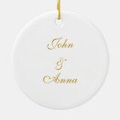 Gold 50th Ornament (Achterkant)