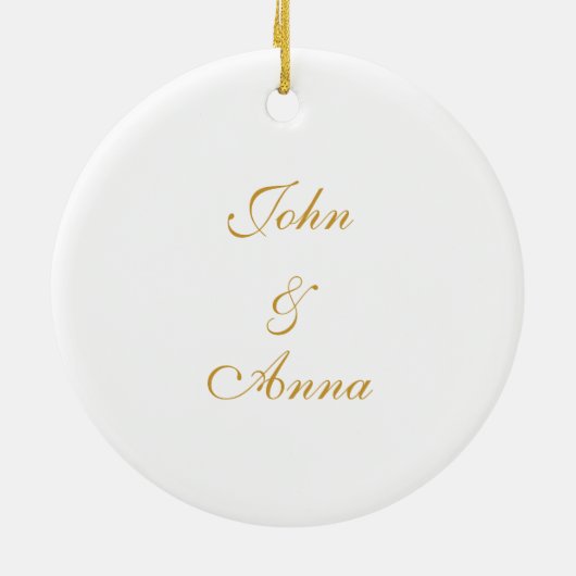 Gold 50th Ornament (Achterkant)