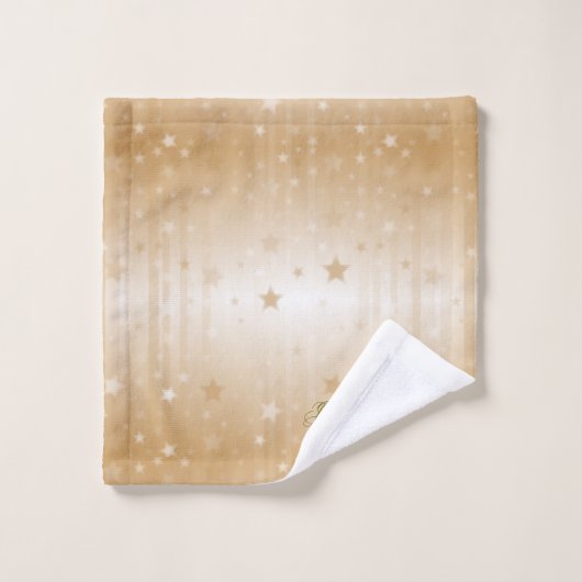 Gold 50th Wedding Jubileum Bad Handdoek (Wasdoekje)