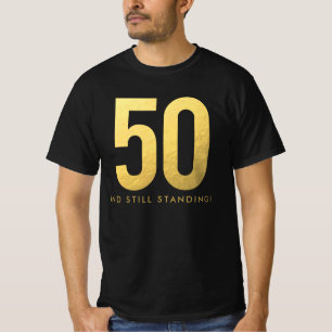 Gold 50th Wedding Jubileum Party T-shirt