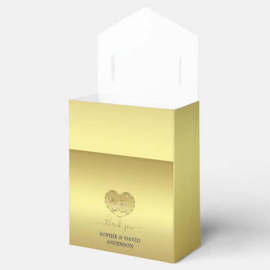 Gold 50th Wedding Jubileum We doen het nog steeds Bedankdoosjes (Geopend)