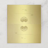 Gold 50th Wedding Jubileum We doen het nog steeds Plaatskaartje (Buitenkant ongevouwen)