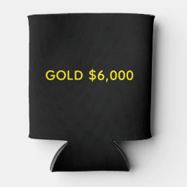 Gold $6,000 Market Celebration Blikjeskoeler