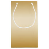 Gold 70th Birthday Celebration World Best Fabulous Klein Cadeauzakje (Achterkant)