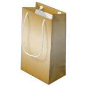 Gold 70th Birthday Celebration World Best Fabulous Klein Cadeauzakje (Achterkant Gekanteld)