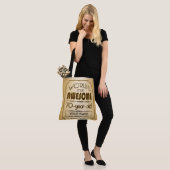 Gold 70th Birthday Celebration World Best Fabulous Tote Bag (Op model)