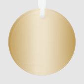 Gold 80th Birthday Celebration World Best Fabulous Ornament (achterkant)