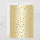 Gold 90e verjaardag kaart (Achterkant)