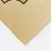 Gold 90th Birthday Celebration World Best Fabulous Fleece Deken (Hoek)