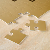 Gold 90th Birthday Celebration World Best Fabulous Legpuzzel (Zijkant)