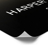 Gold 90th Birthday Party Welcome Sign Poster (Hoek)