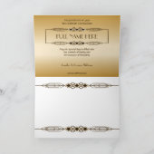 Gold 95th Birthday World's Best Custom Photo Lijst Kaart (Binnen)