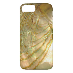 Gold abalone shell iPhone 7 hoesje