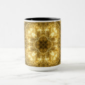 Gold Abstract Fractal Mok (Midden)