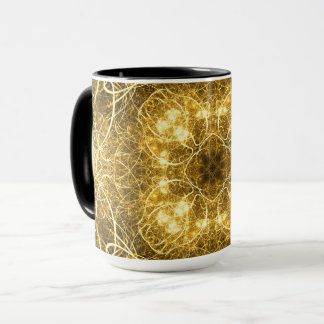 Gold Abstract Fractal Mok