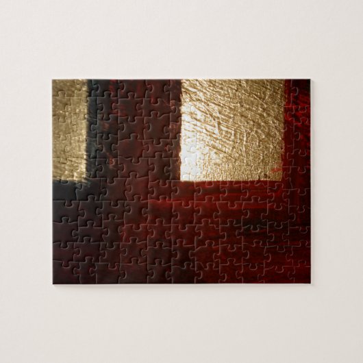 Gold Abstract Legpuzzel (Horizontaal)