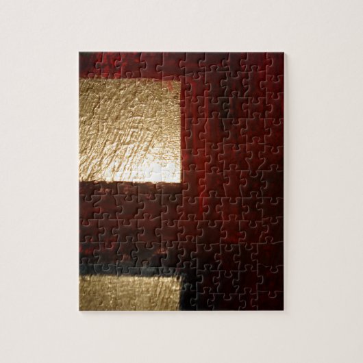 Gold Abstract Legpuzzel (Verticaal)