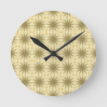 Gold Abstracte kerstbloemen