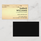 Gold Accents/Golden Visitekaartje (Voorkant / Achterkant)