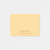 Gold Accounting Assistant Post-it® Notes (Voorkant)